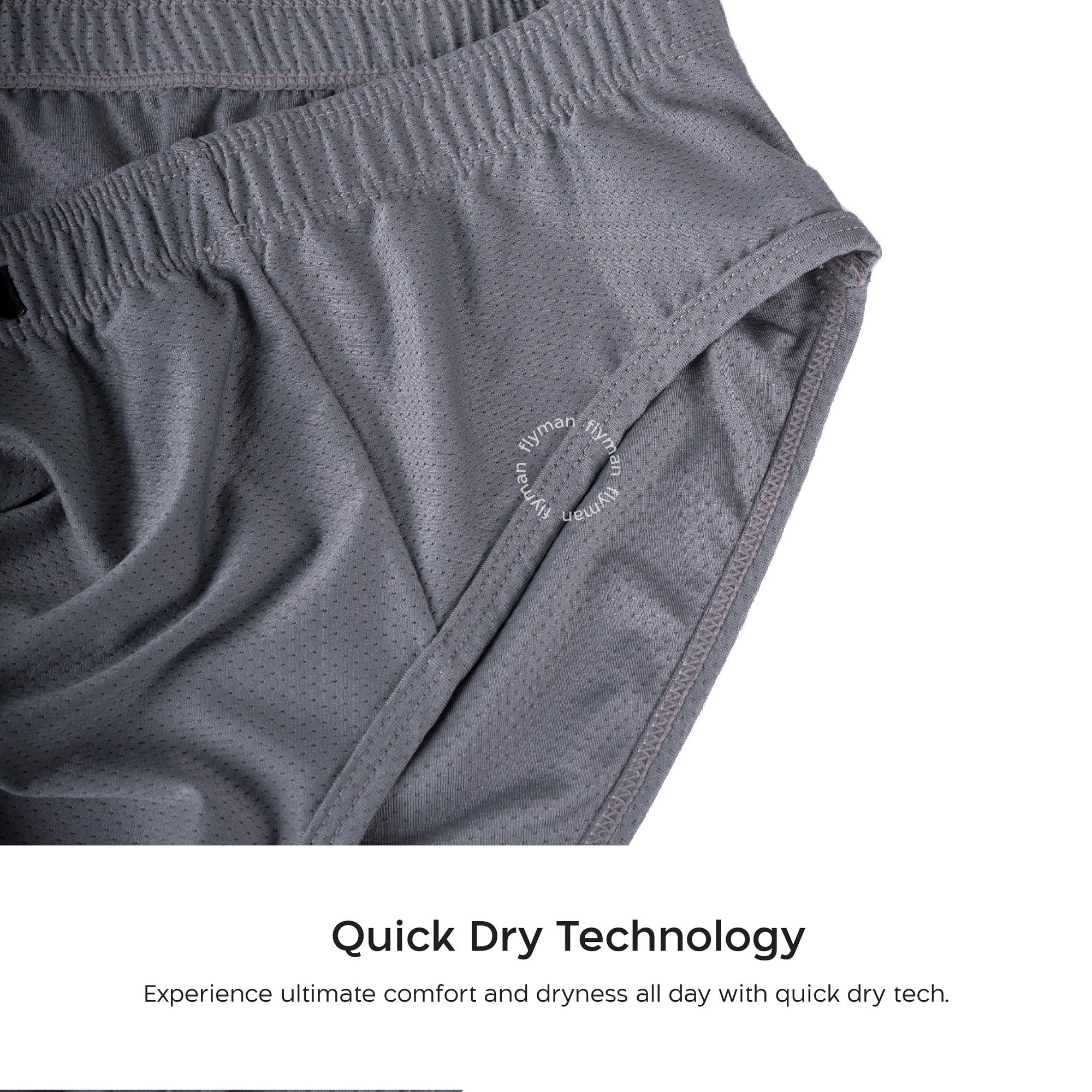 Flyman Ice Silk Big Size Briefs 1 pcs FM 3472