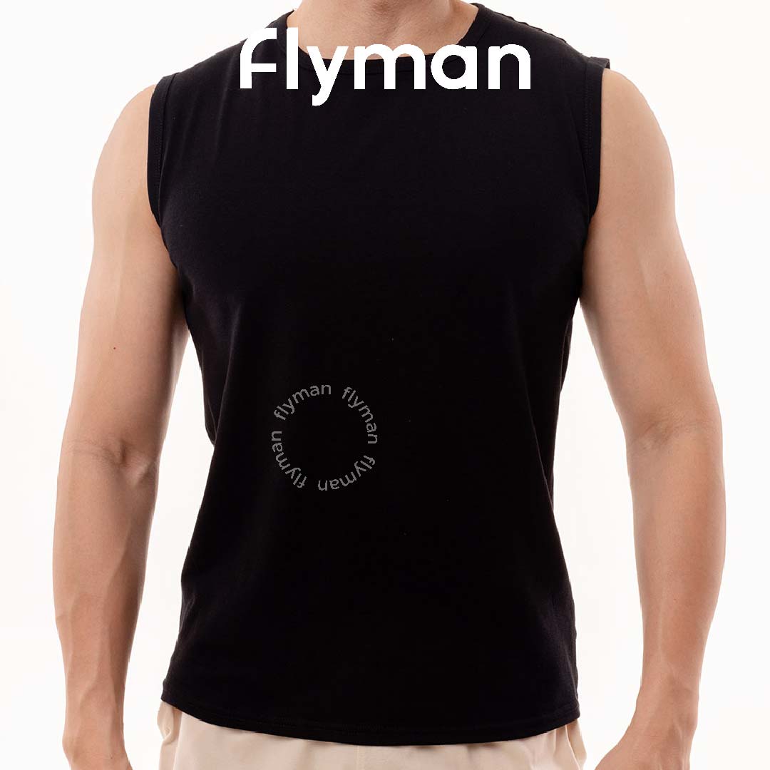Flyman Kaos Dalam Pria Tank Top Basic 1 Pcs FMA 3061