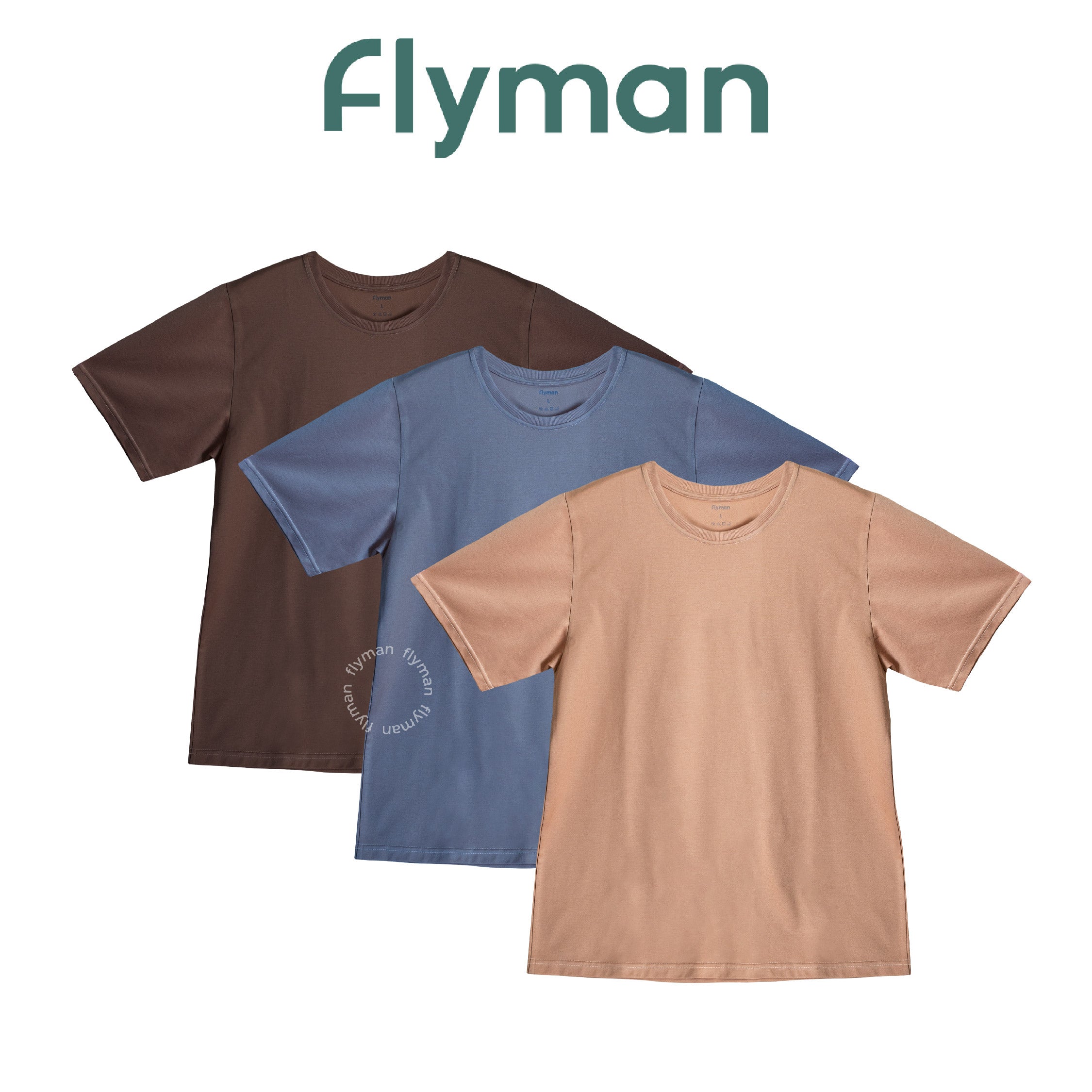 Flyman Dry fit Cotton Mens T-Shirt 1 Pcs FMA 3581