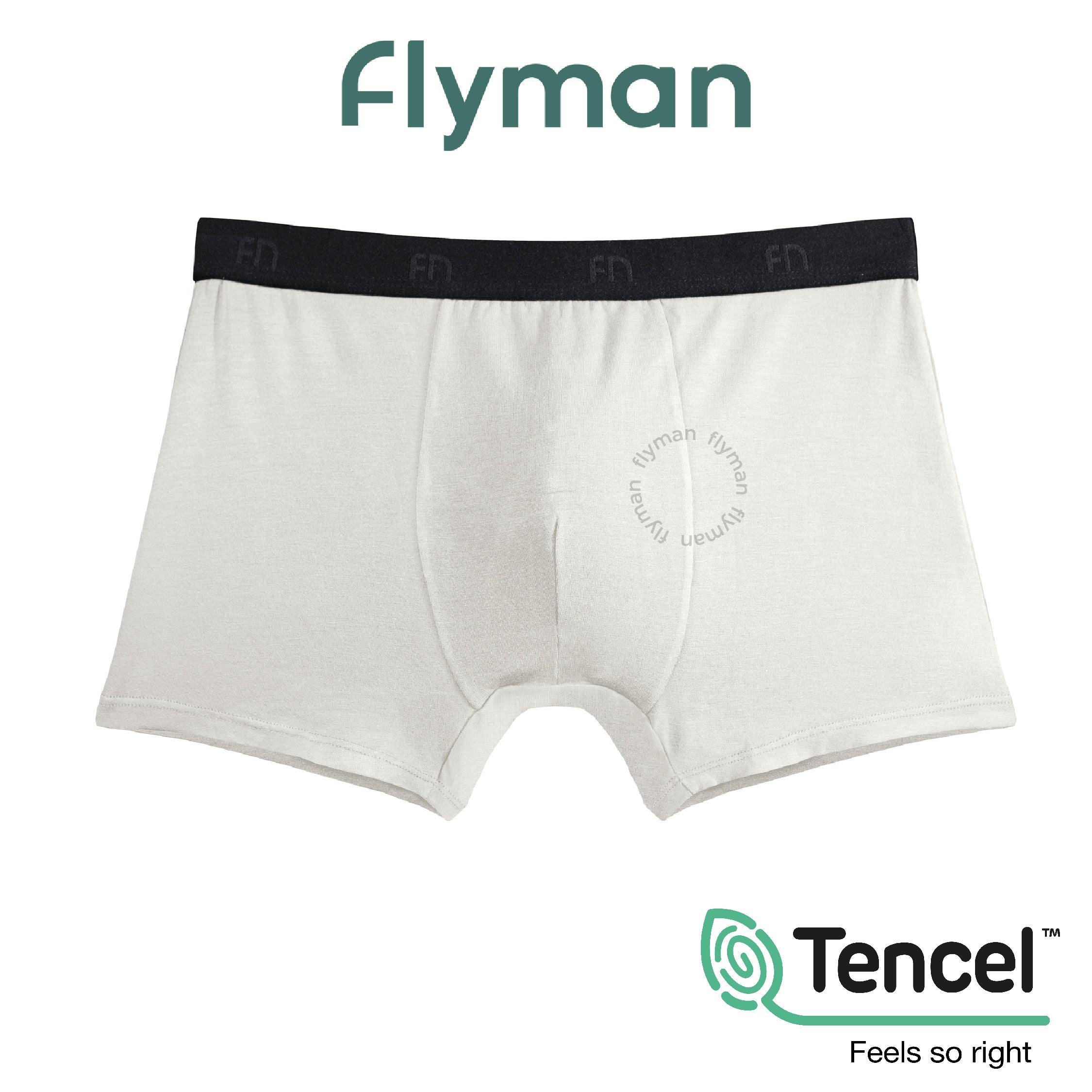 Flyman Celana Dalam Pria Boxer Tencel 1 pcs FM 3056