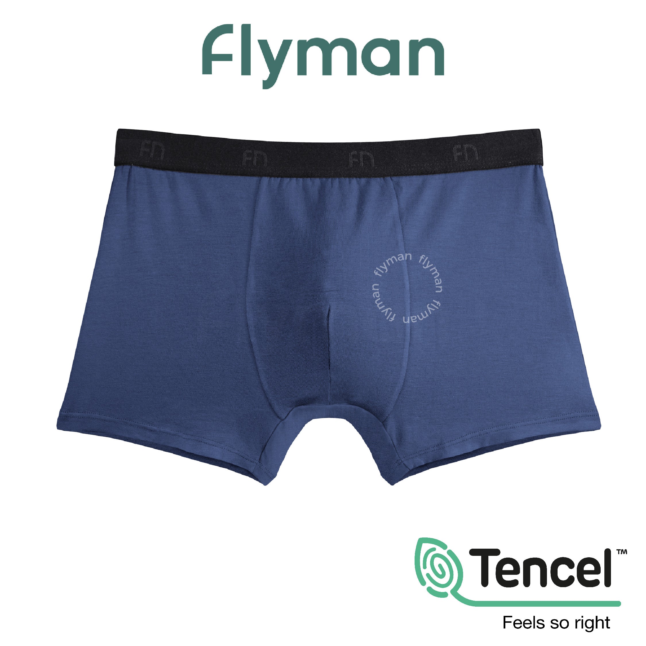 Flyman Celana Dalam Pria Boxer Tencel 1 pcs FM 3056
