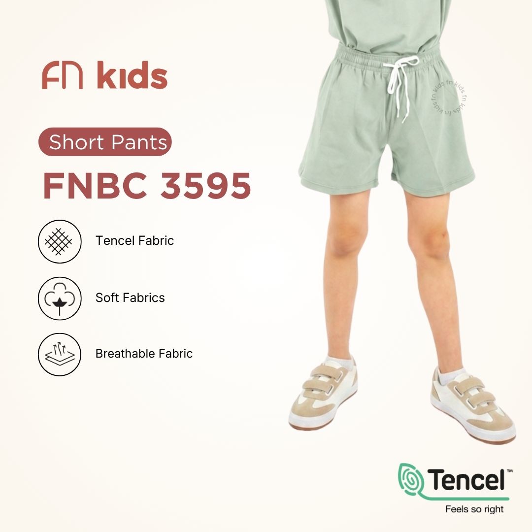 FN Kids Celana Pendek Anak Laki Laki Nyaman Lembut Tencel Premium - Boys Easy Short Kids FNBC3595