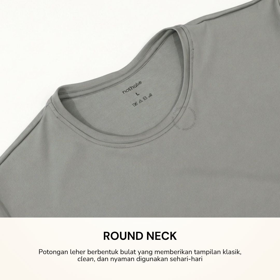 Nathalie Tshirt Boxy Kaos Boxy Wanita Scuba Premium - NTA 3608