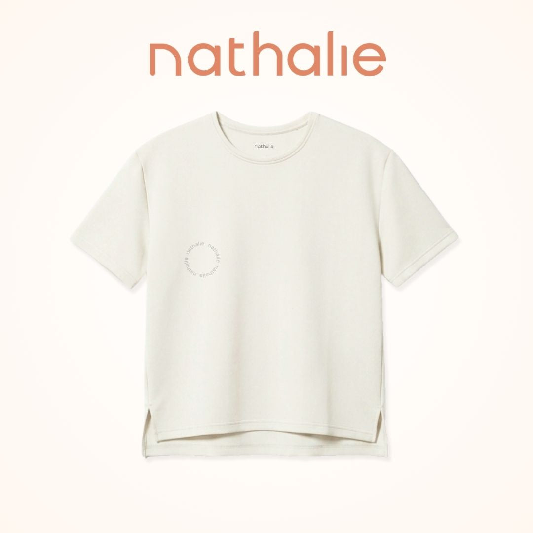 Nathalie Tshirt Boxy Kaos Boxy Wanita Scuba Premium - NTA 3608