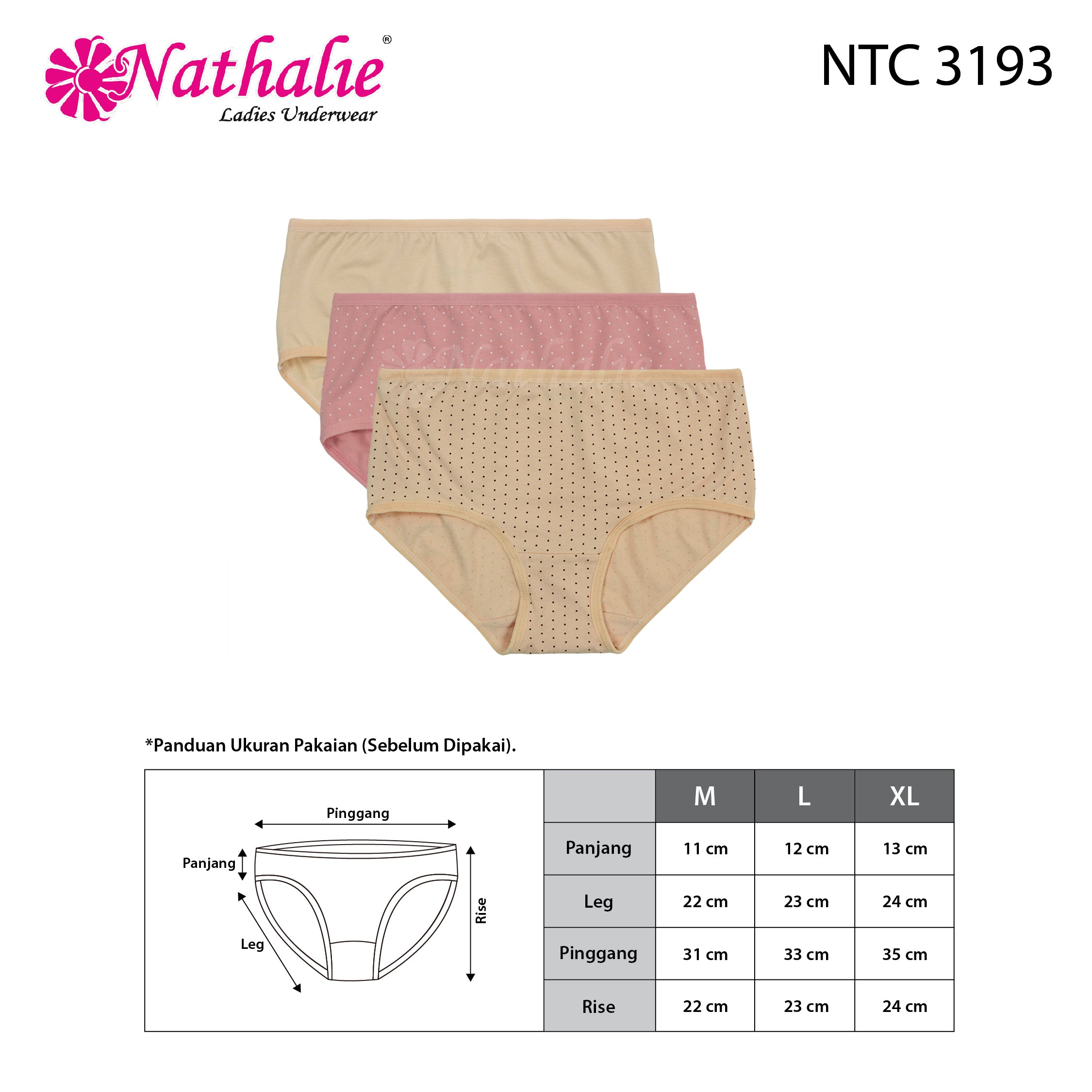 Nathalie Midi Briefs NTC 3193