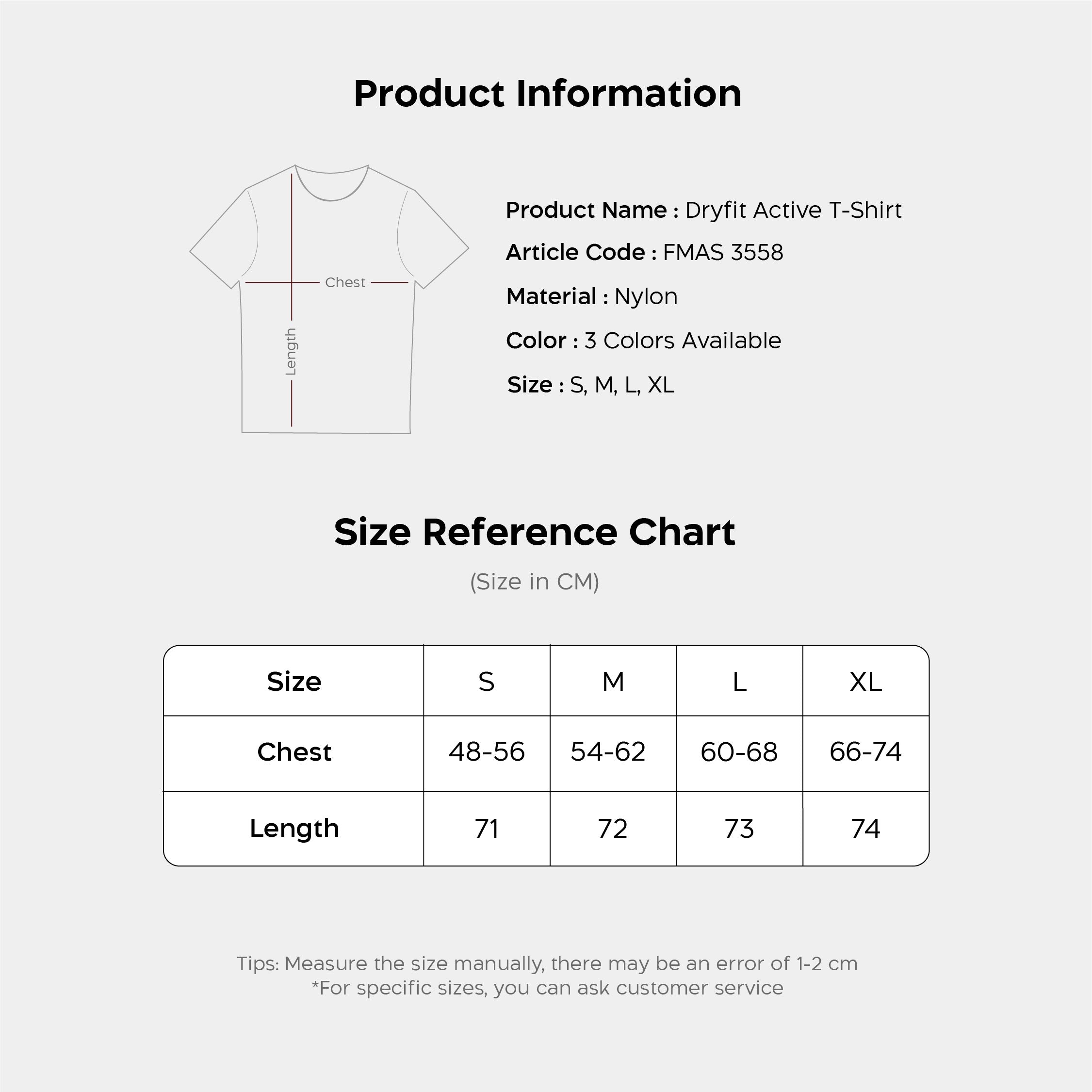 Flyman Ice Silk Active Shirt 1 Pcs FMAS 3557