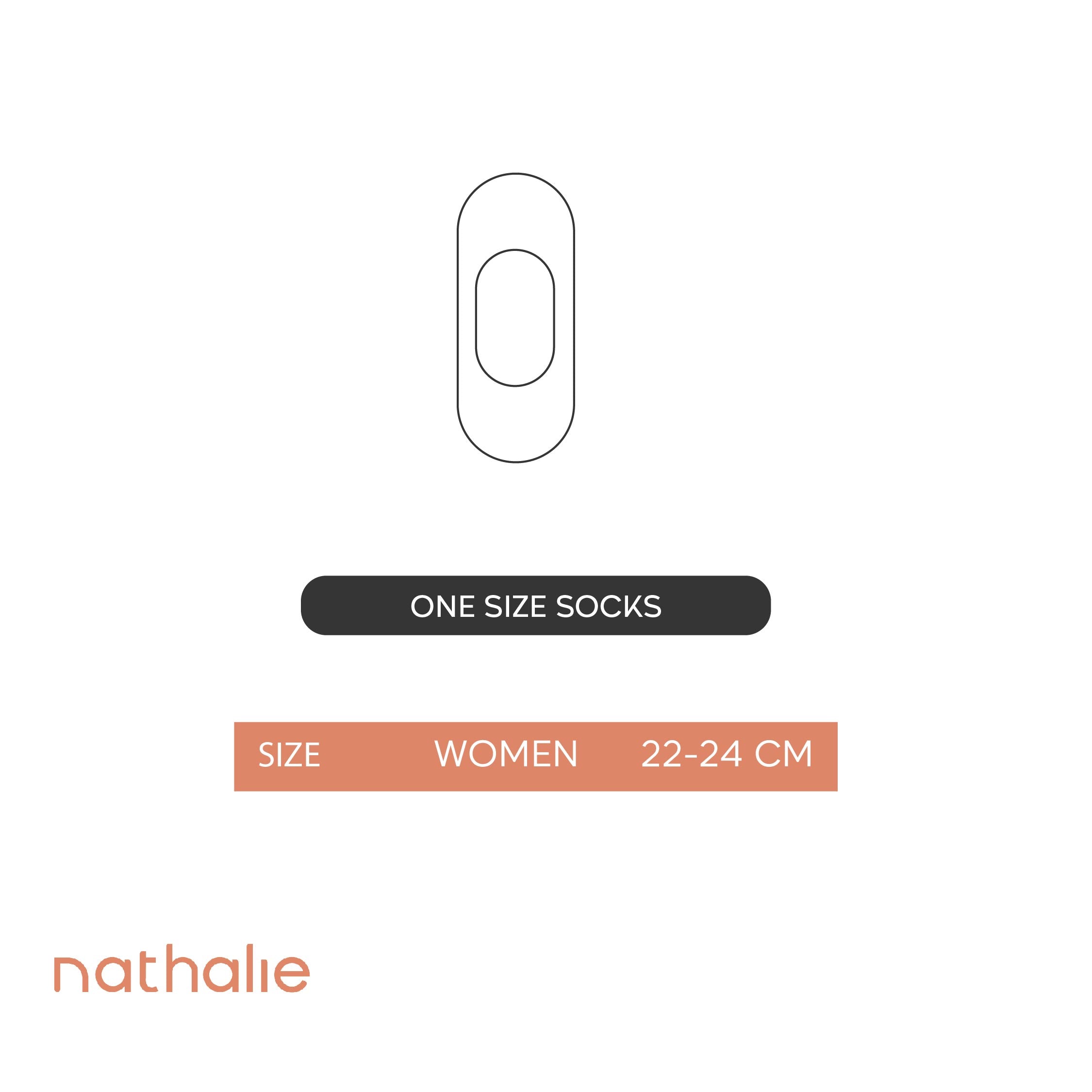Nathalie Women's No Show Socks NTKK 3531