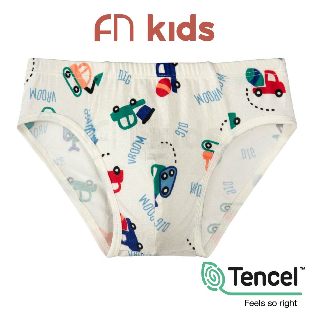 FN Kids Celana Dalam Brief Anak Laki-Laki Tencel 3 pcs FKC 3389