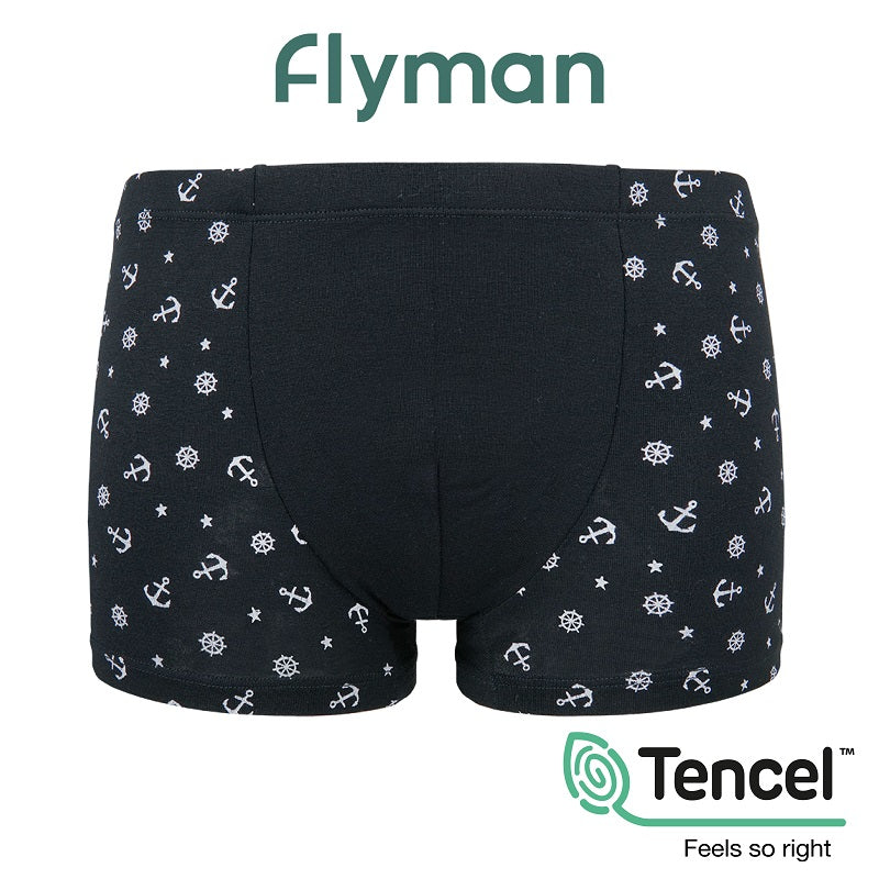 Flyman Celana Dalam Pria Boxer Tencel 3 pcs FM 3167