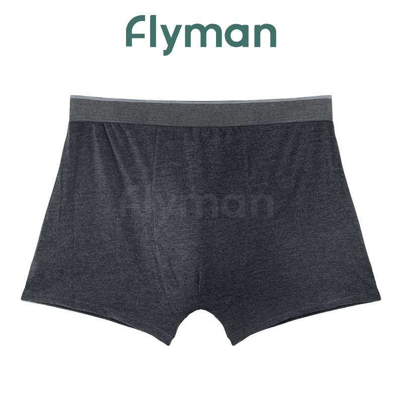 Flyman Celana Dalam Pria Boxer Cotton Blend 1 pcs FM 3381
