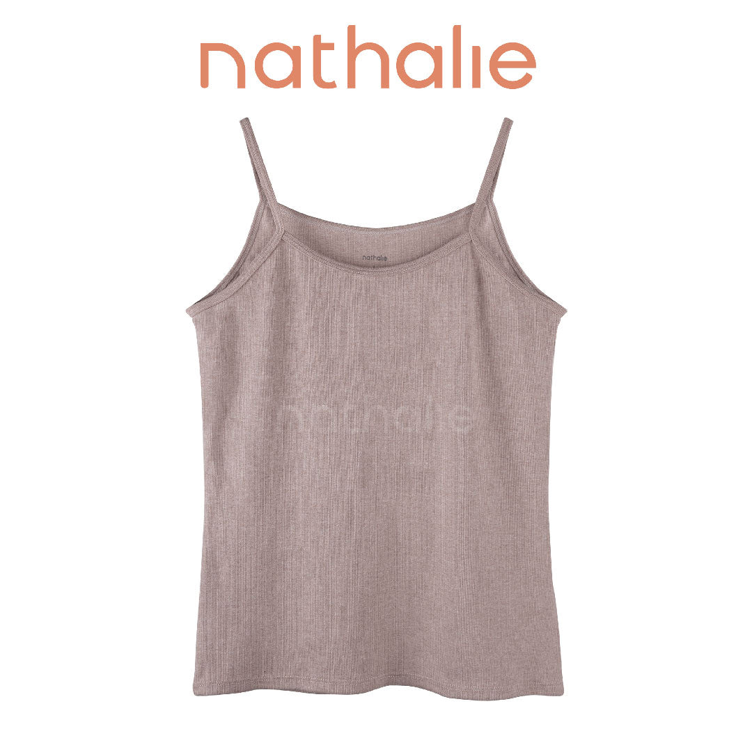 Nathalie Tanktop Cotton Blend Thin Strap NTA 3410