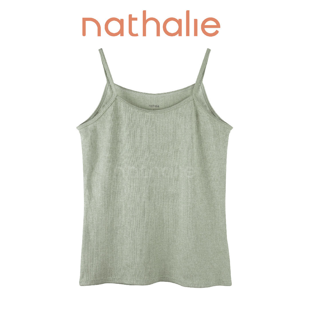 Nathalie Tanktop Cotton Blend Thin Strap NTA 3410