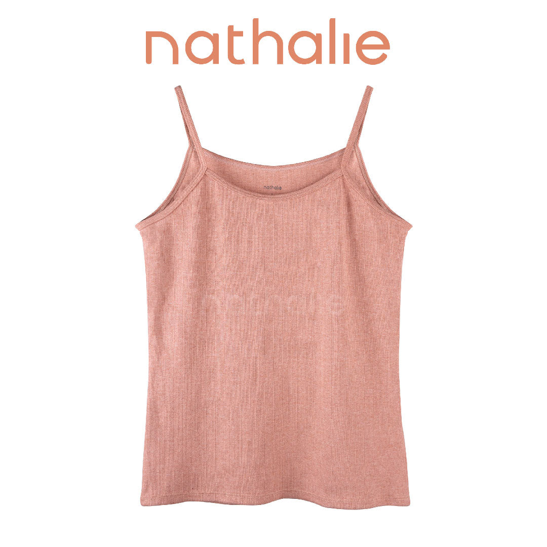 Nathalie Tanktop Cotton Blend Thin Strap NTA 3410