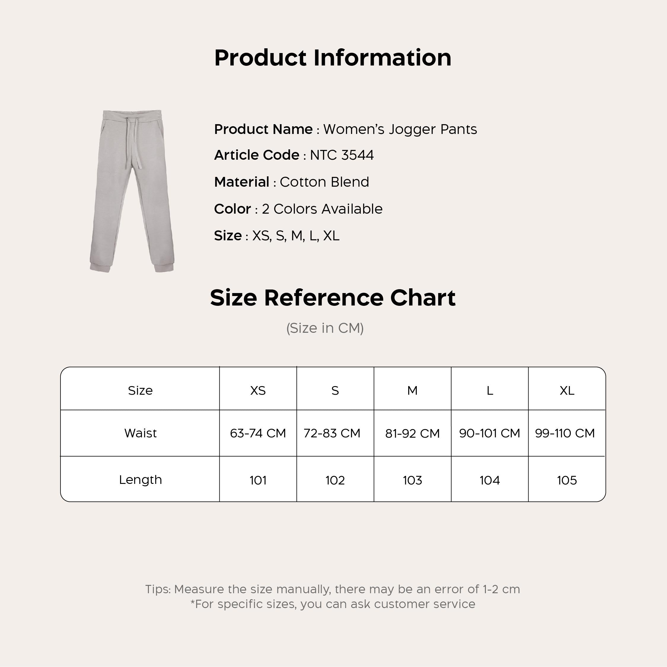 Nathalie Cotton Blend Jogger Pants NTC 3544