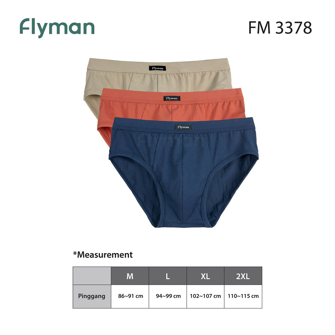 Celana Dalam Katun Pria 1 Pcs FM 3378