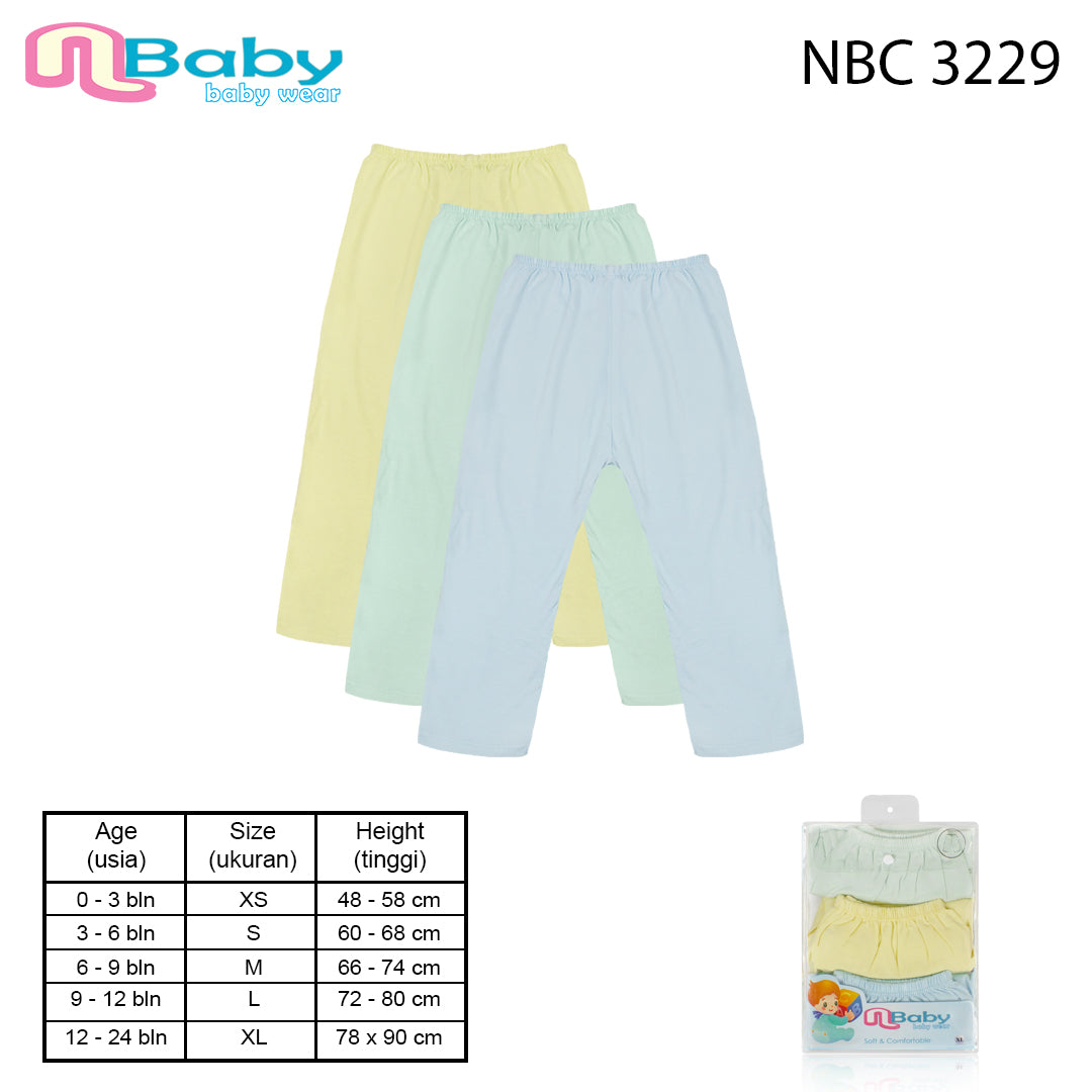 NBaby Long Pants Plain NBC 3229