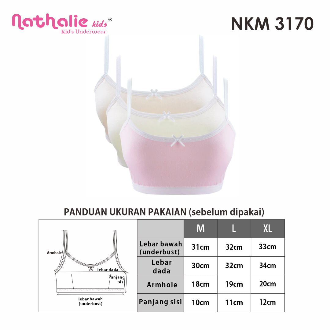FN Kids Miniset Anak Perempuan 3 pcs NKM 3170