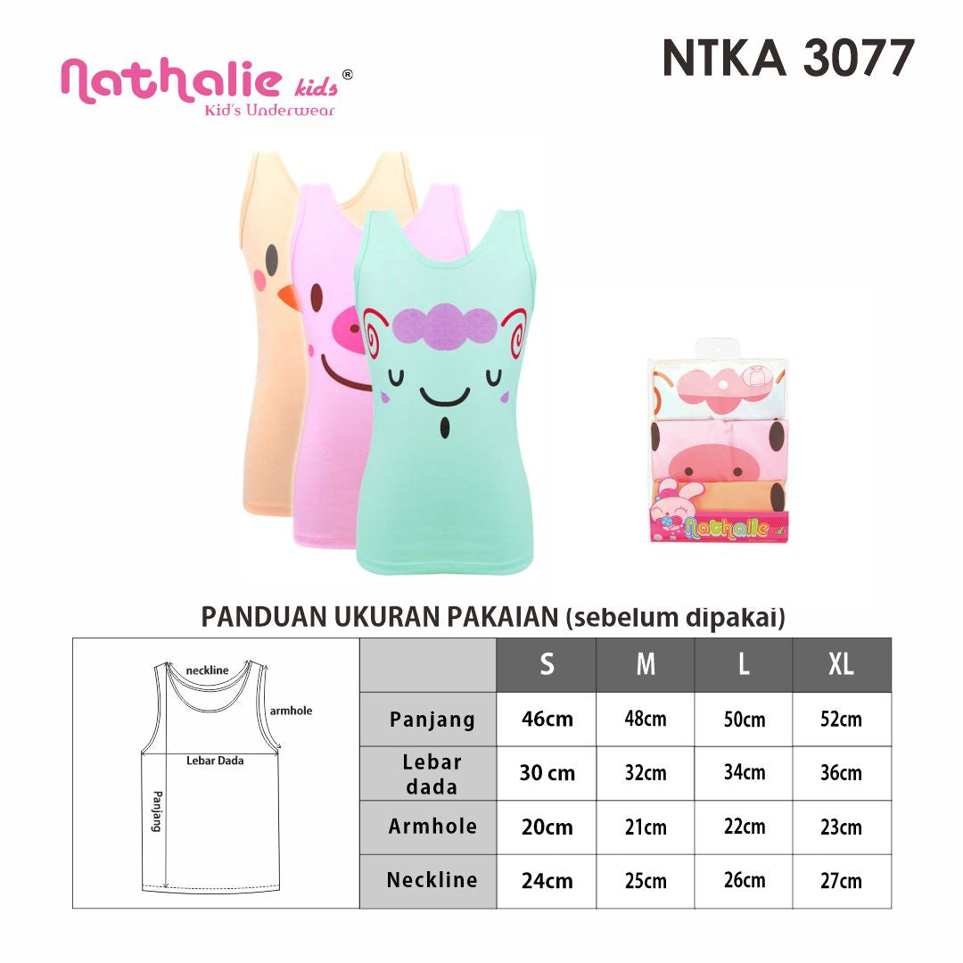 FN Kids Tank Top Anak Perempuan 3 pcs NTKA 3077