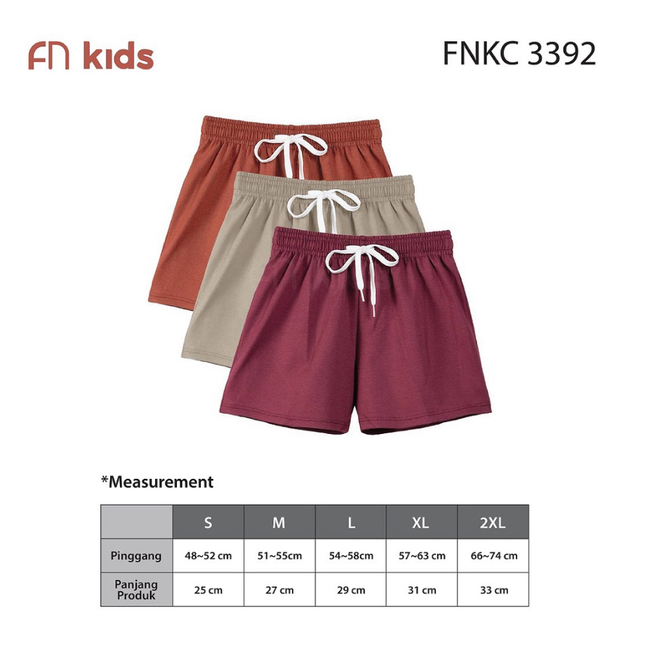 Celana Santai Katun Anak 1 Pcs FNKC 3392