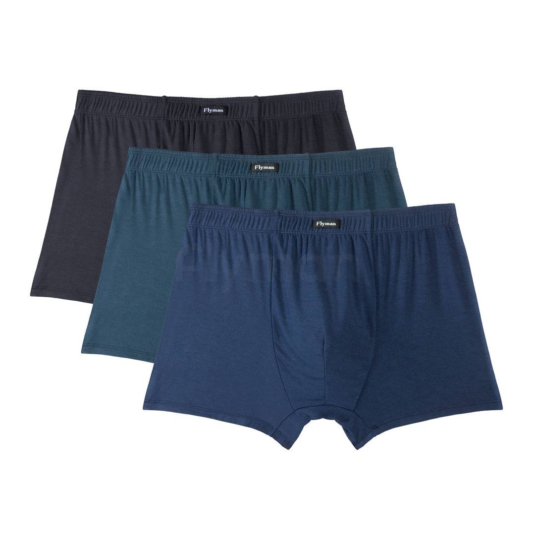 Flyman Celana Dalam Pria Boxer Tencel Big Size 1 pcs FM 3379