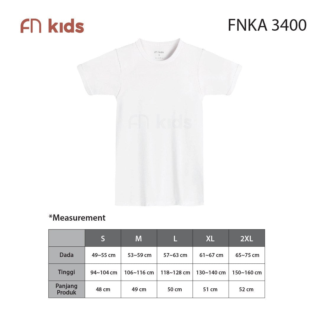 FN Kids Kaos Dalam Anak 1 pcs FNKA 3400