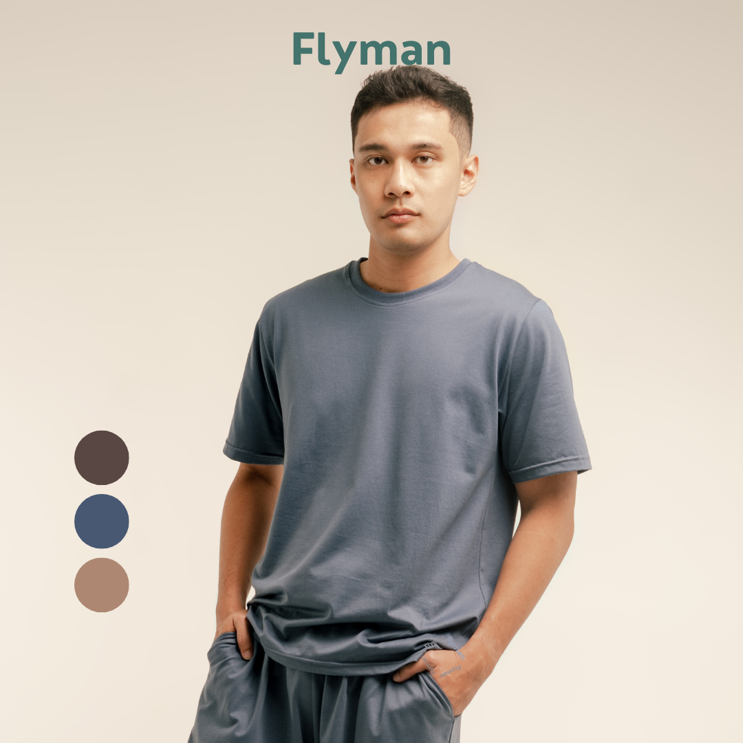 Flyman Dry fit Cotton Mens T-Shirt 1 Pcs FMA 3581