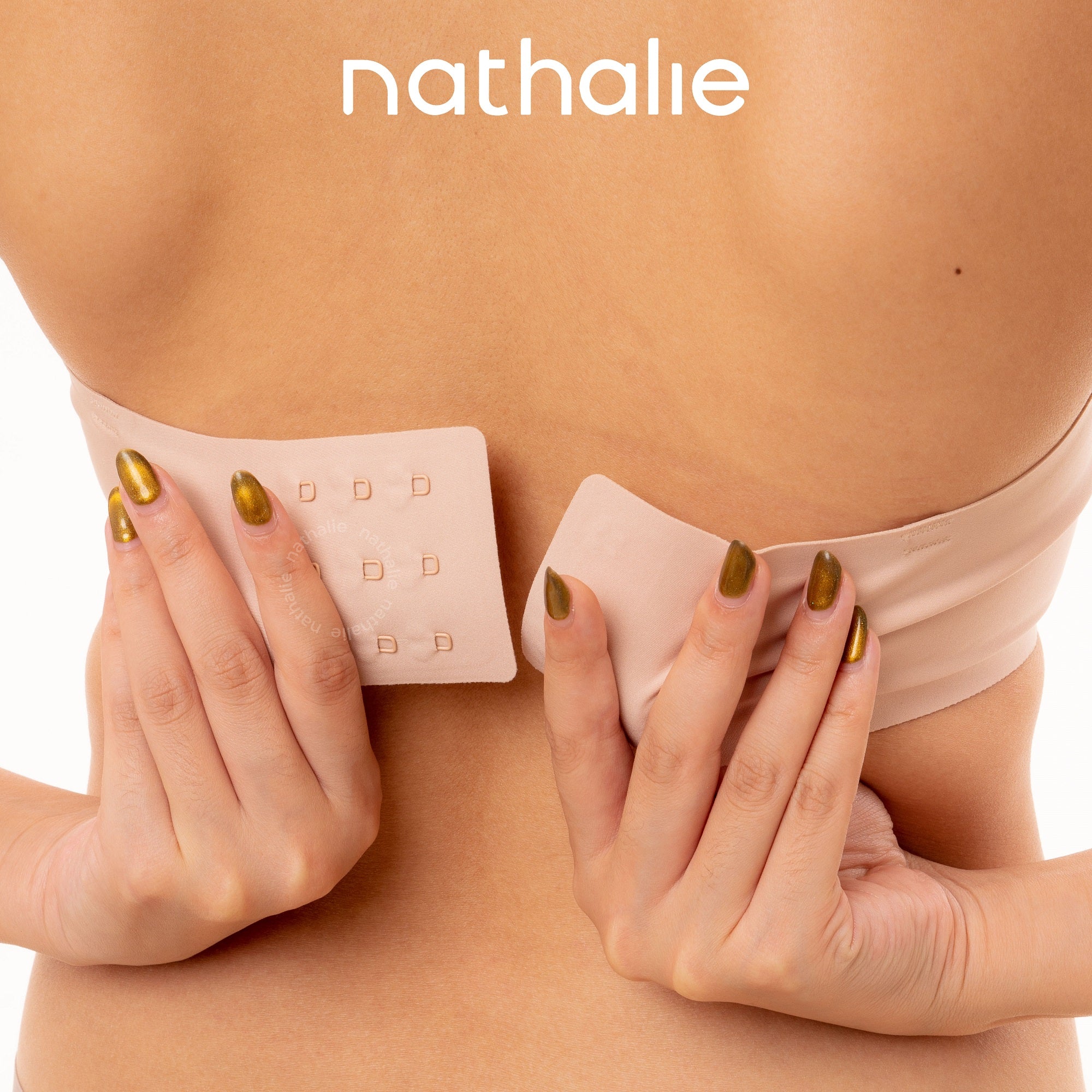 Nathalie Seamless Strapless Bra Tali Lepas Pasang BH Wireless Anti Slip Push Up Tidak Nyeplak Beha Tube 1 Pcs NTB 3522