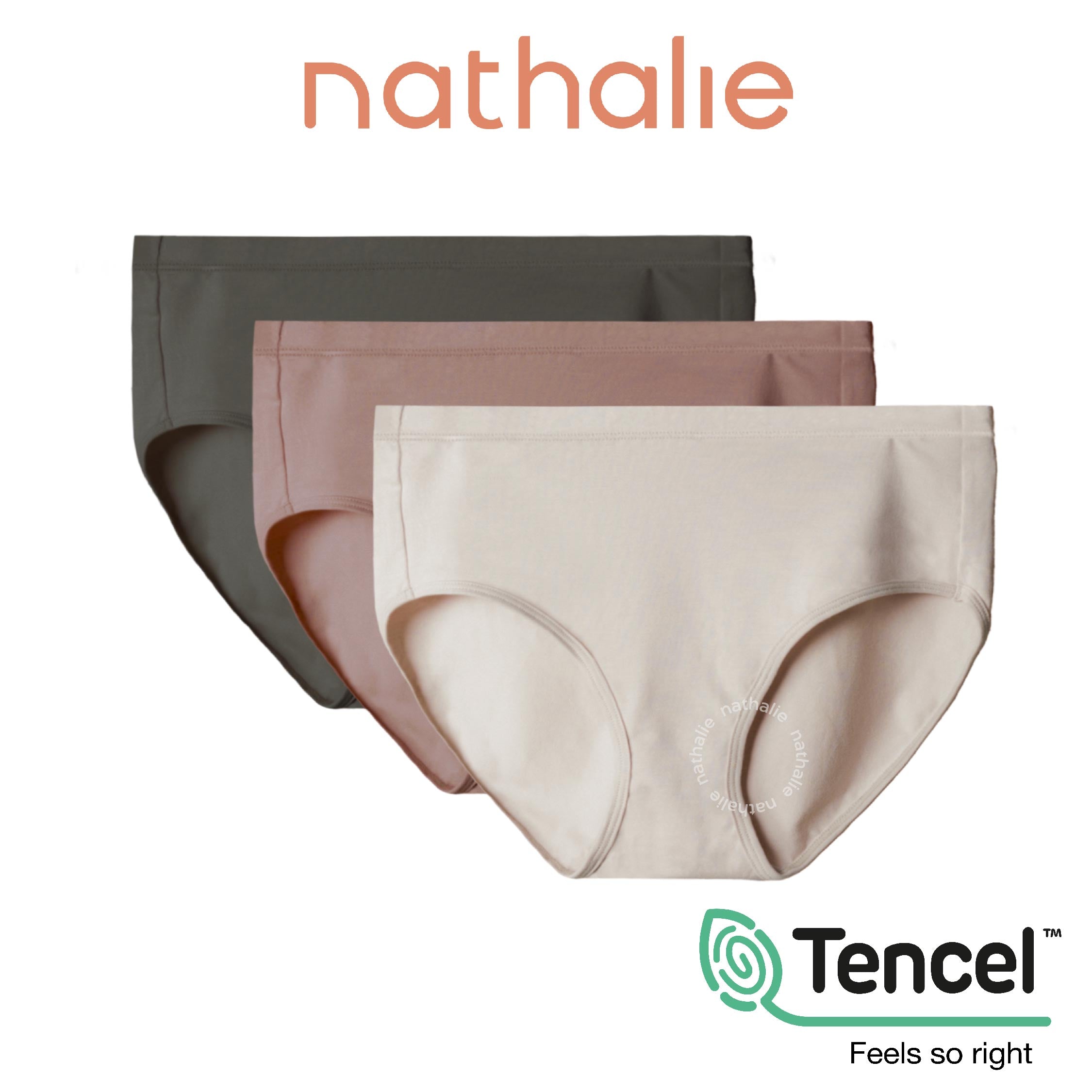 Nathalie Tencel Midi Brief 1 Pcs NTC 3547
