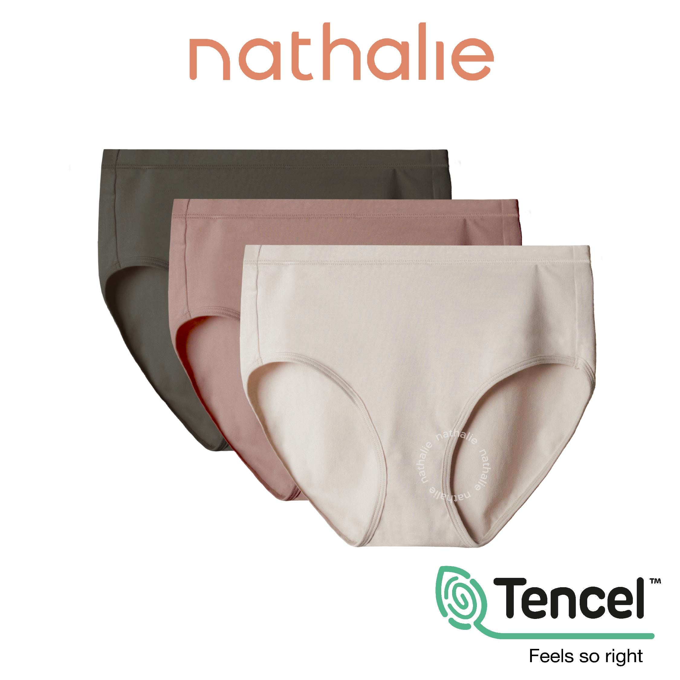 Nathalie Tencel Maxi Brief 1 Pcs NTC 3548