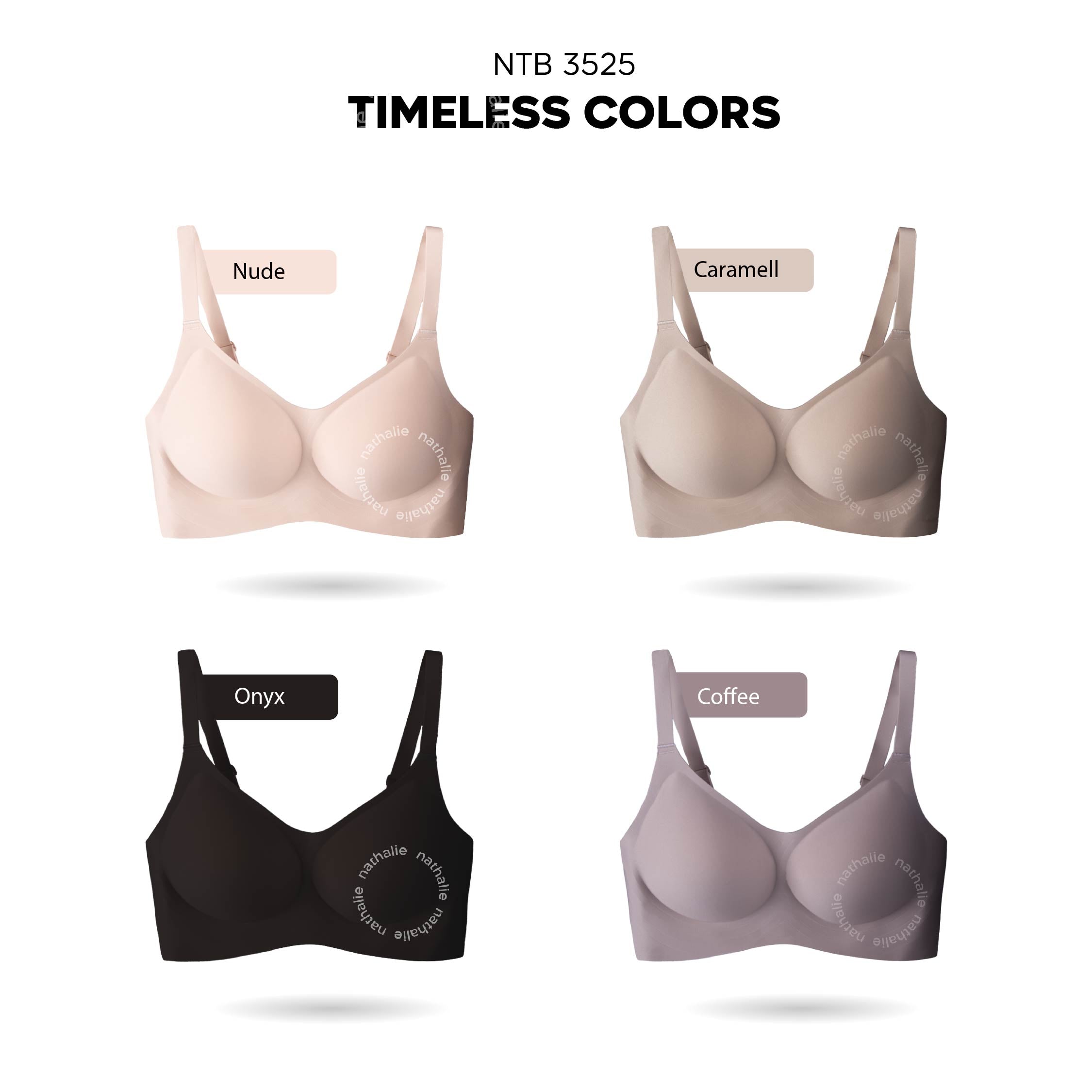 Nathalie Round Neck Seamless Bra NTB 3525