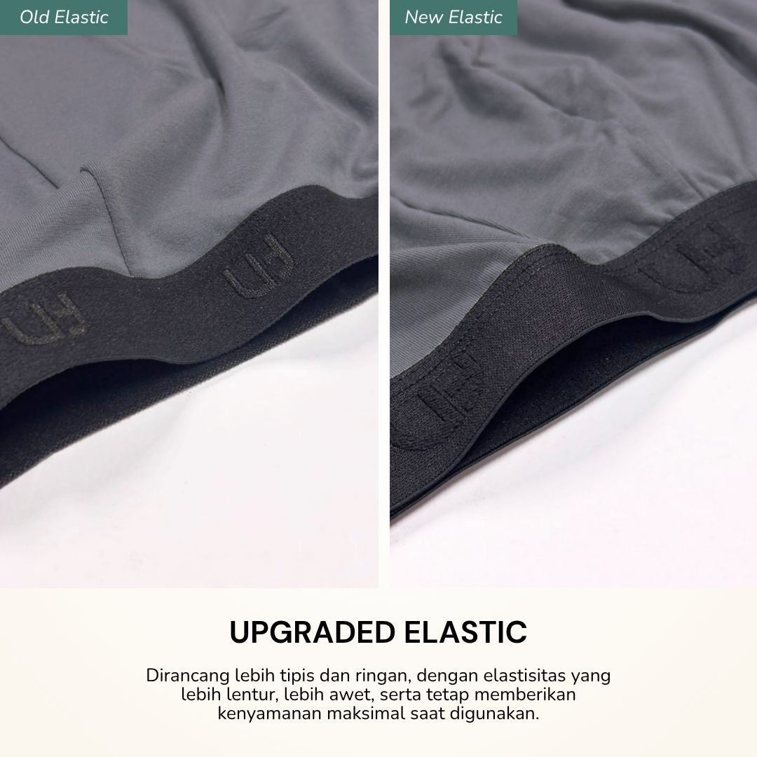 Flyman Celana Dalam Boxer Pria Tencel 1 pcs New FM 3056