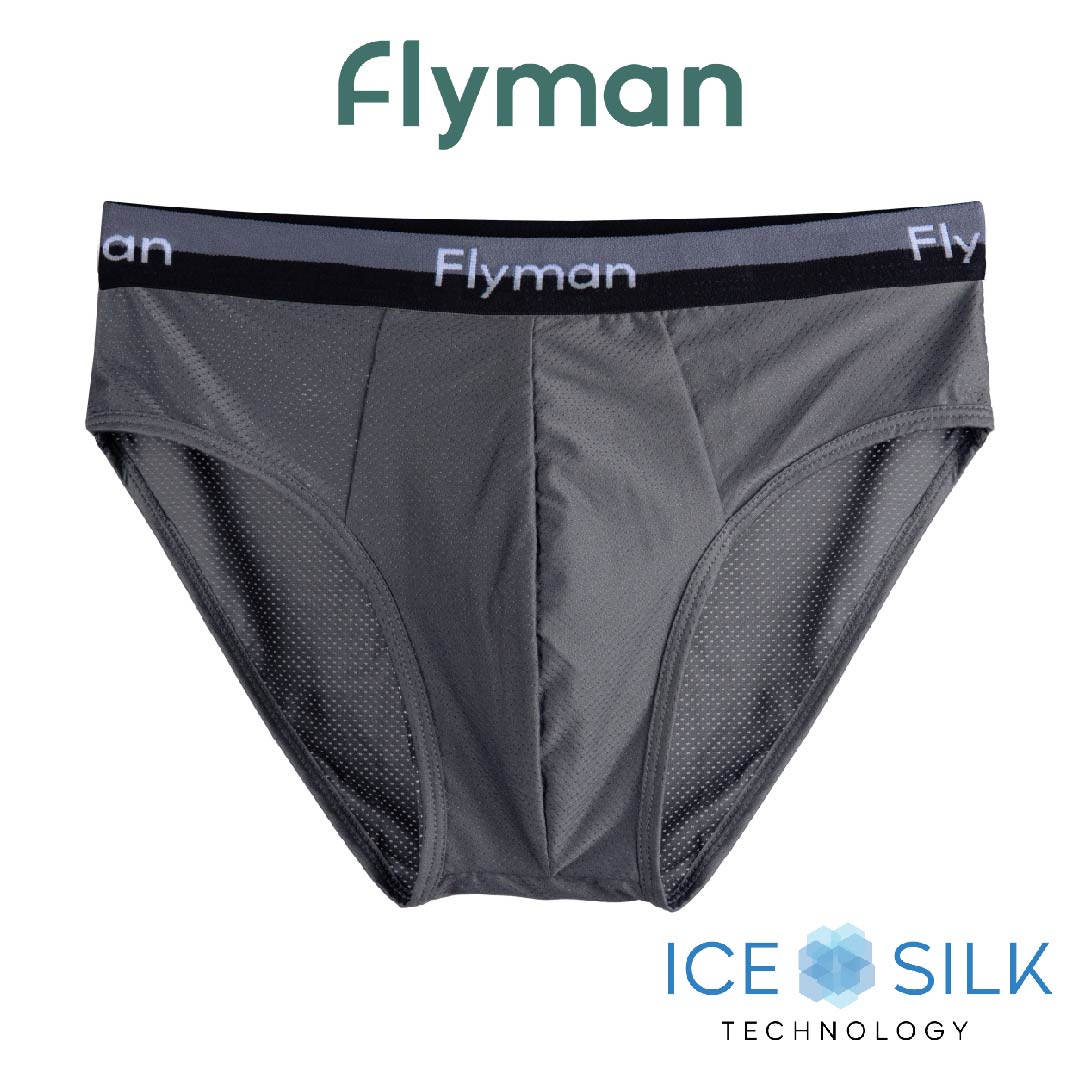 Flyman Celana Dalam Pria Brief Ice Silk 1 pcs FM 3364