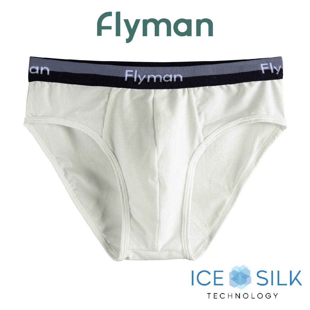 Flyman Celana Dalam Pria Brief Ice Silk 1 pcs FM 3364