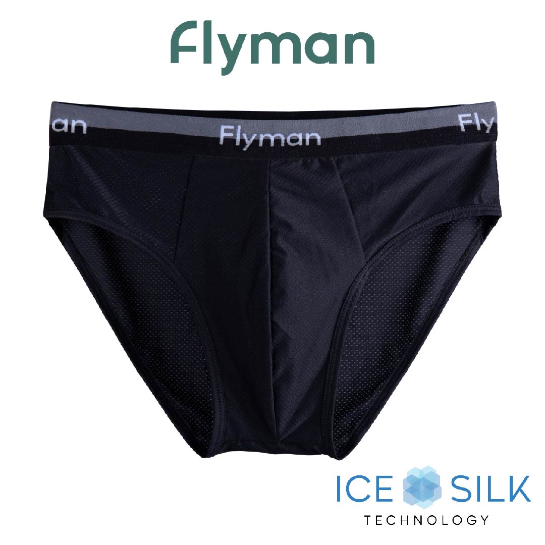 Flyman Celana Dalam Pria Brief Ice Silk 1 pcs FM 3364