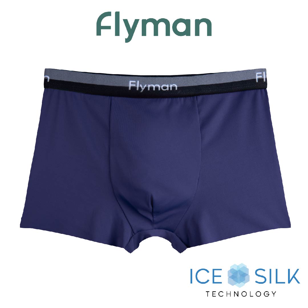 Flyman Celana Dalam Pria Boxer Ice Silk 1 pcs FM 3425