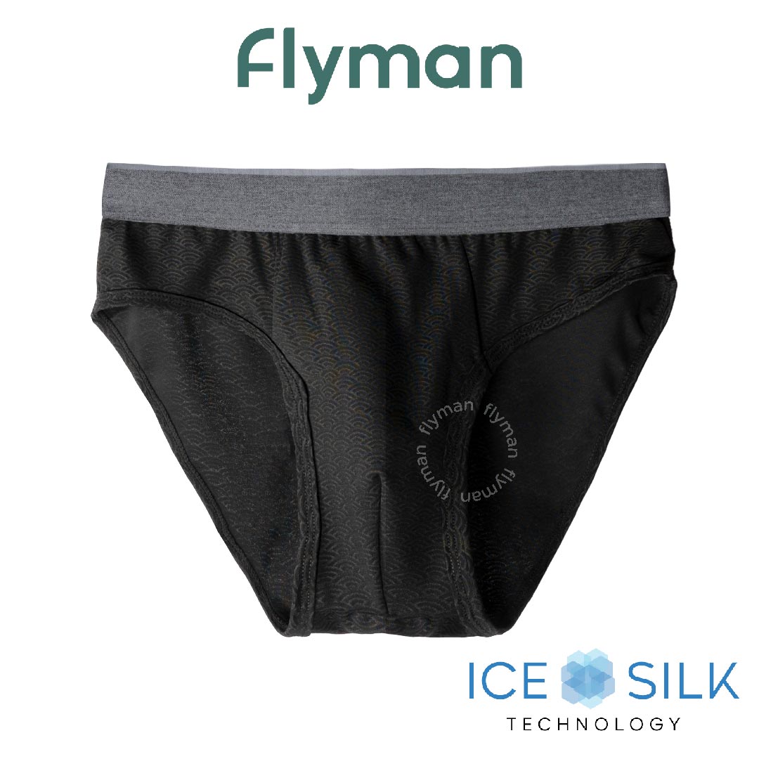 Flyman Celana Dalam Pria Brief Ice Silk 1 pcs FM 3446