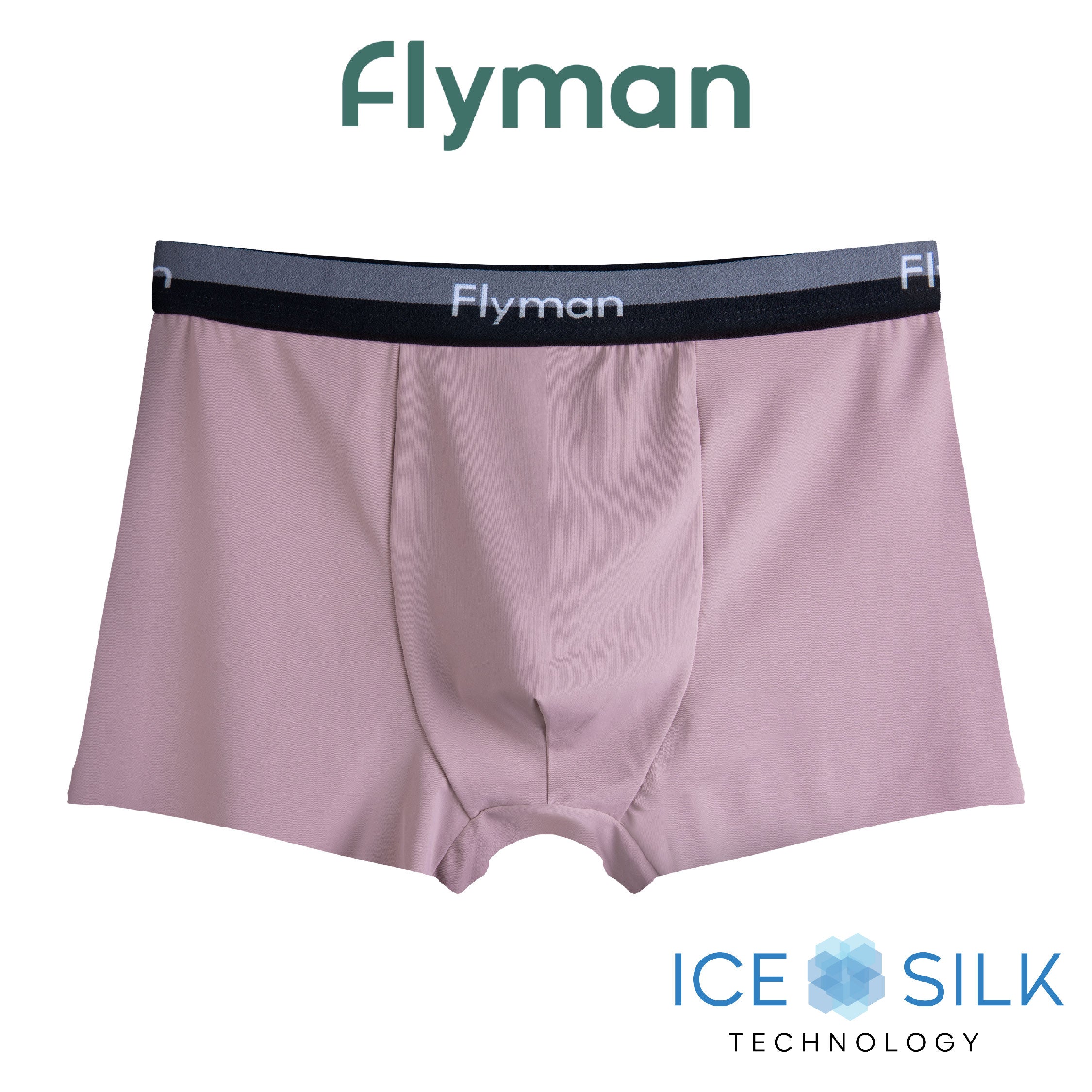 Flyman Celana Dalam Pria Boxer Ice Silk 1 pcs FM 3425