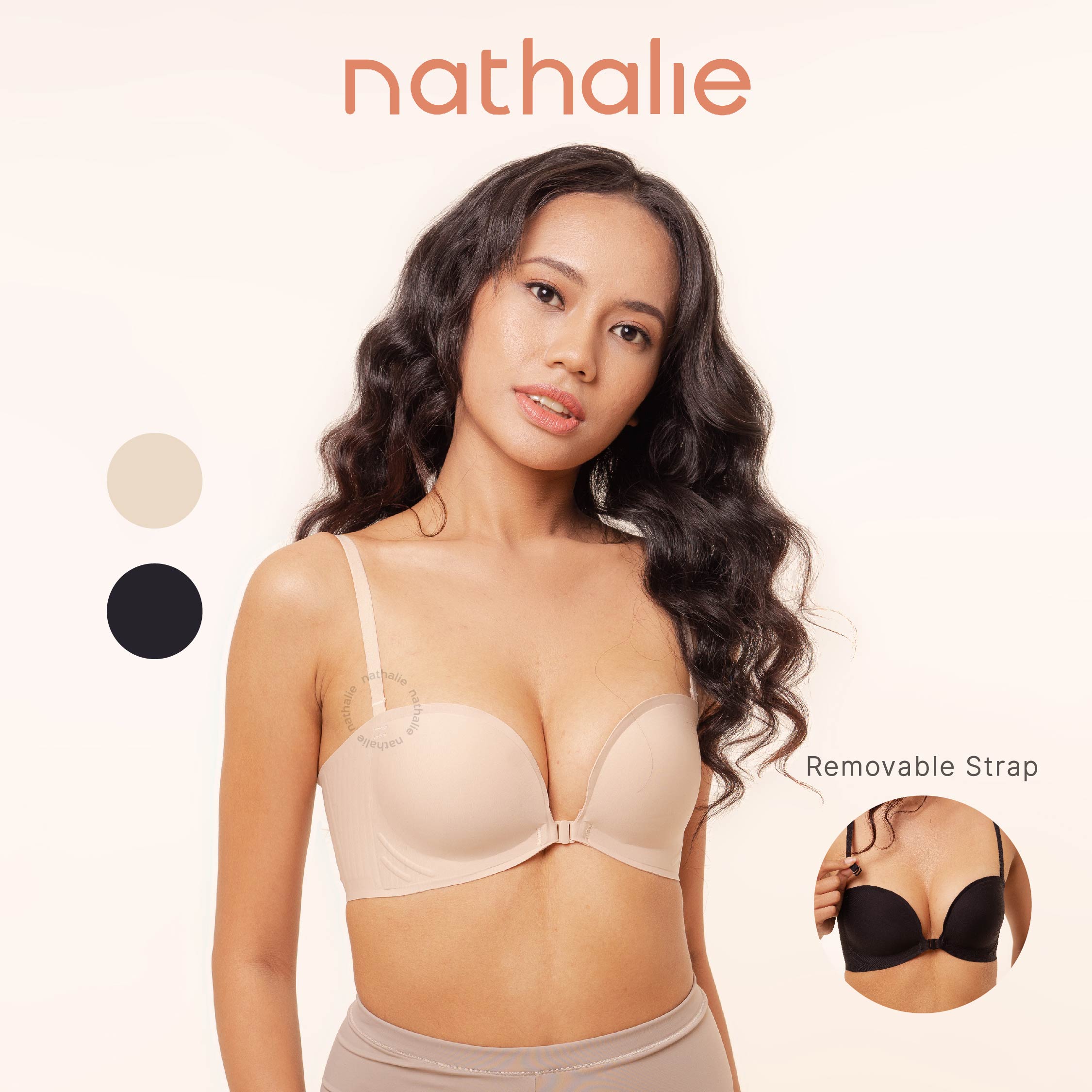 Nathalie Front Hook Strapless Bra NTB 3518