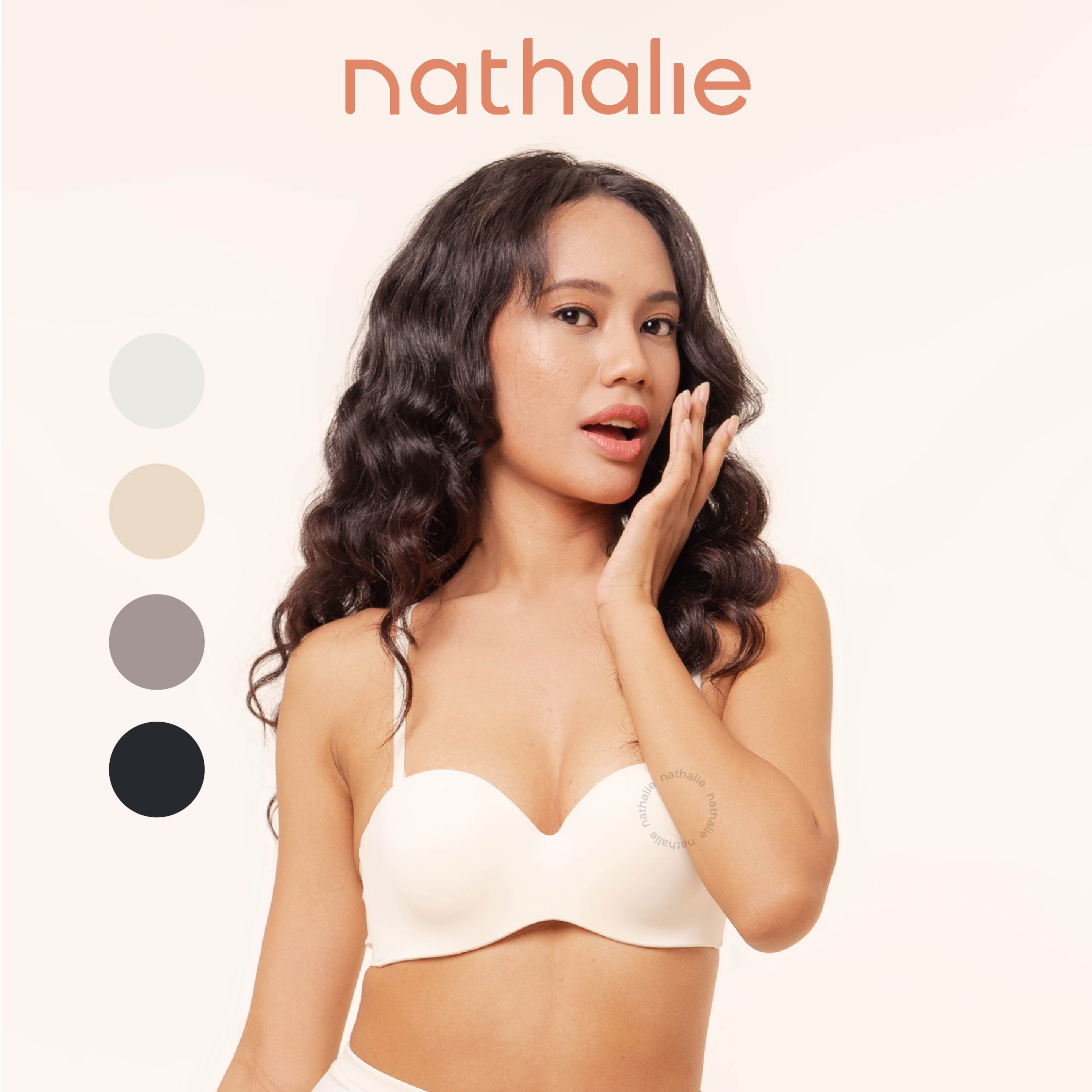 Nathalie 3D Push-Up Strapless NTB 3527