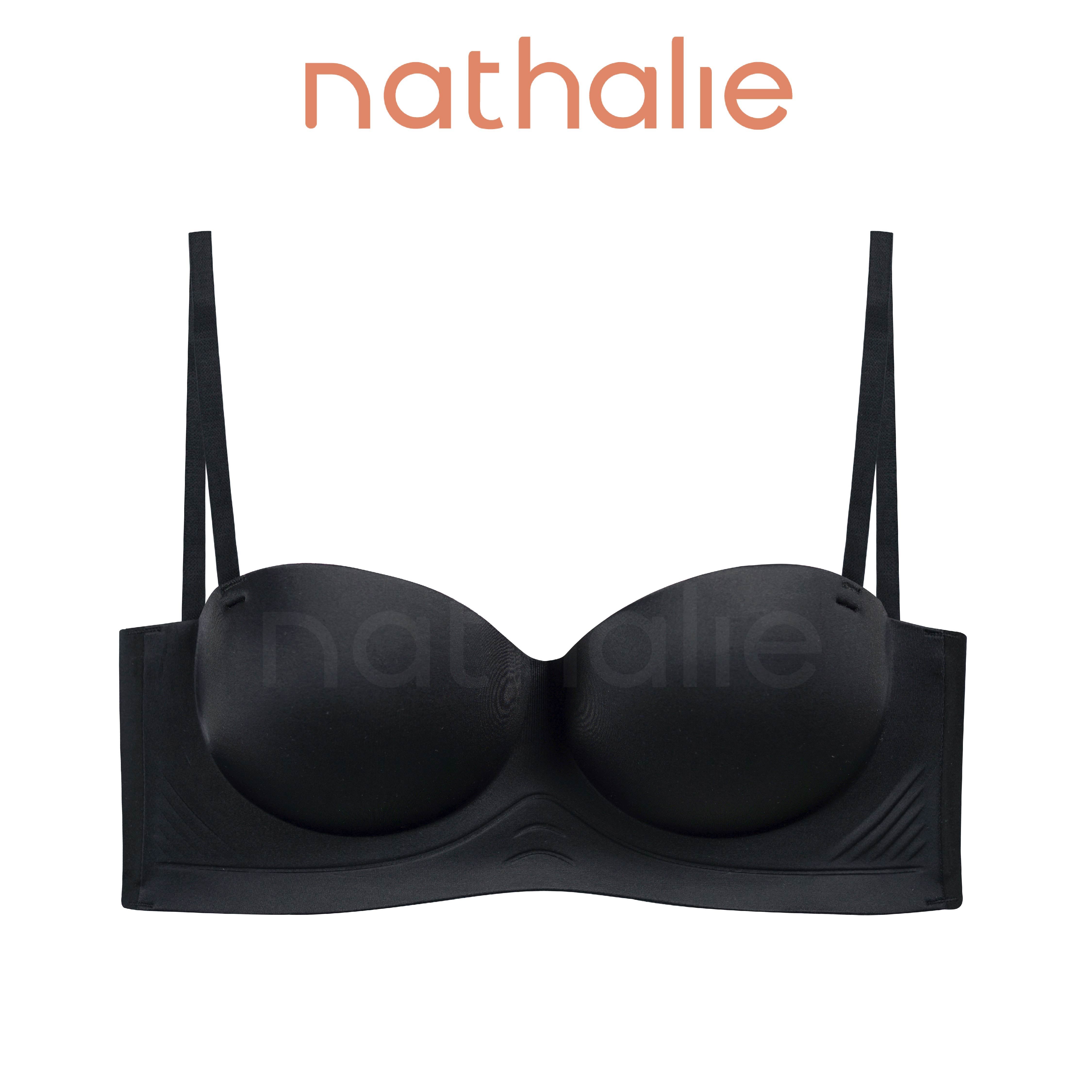 Nathalie Wireless Seamless Strapless Bra BH Premium Pushup Anti Slip Beha Tali Lepas Pasang Tidak Nyeplak 1 Pcs NTB 3478