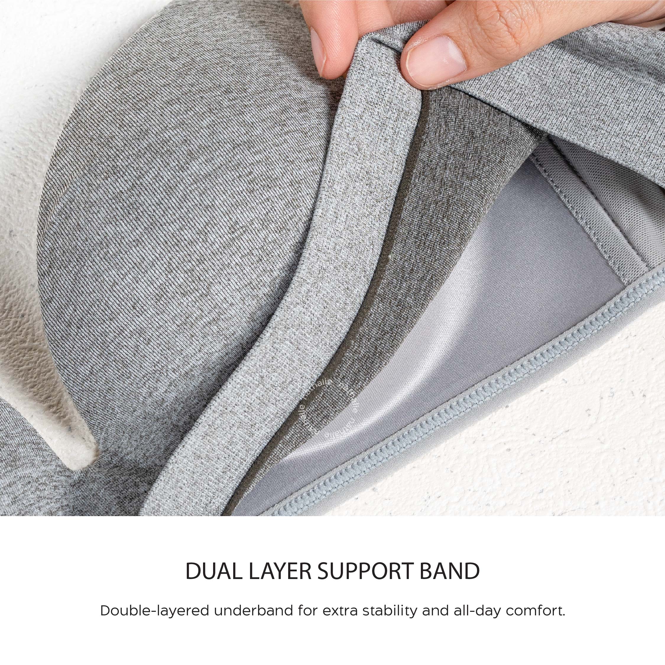 Nathalie Cotton Blend Wireless Light Bra NTB 3567