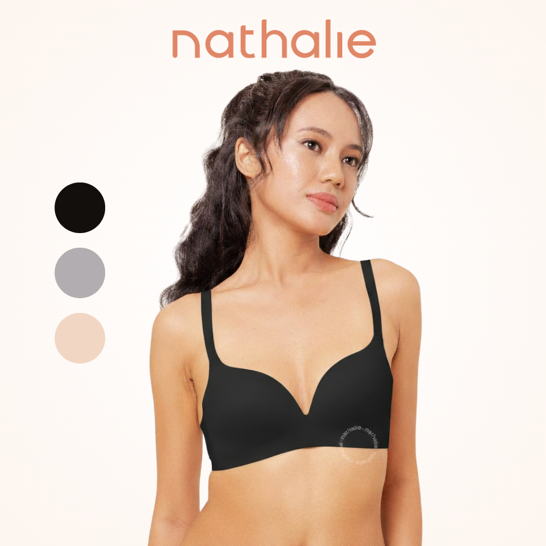 Nathalie Cotton Blend Wireless Light Bra NTB 3567