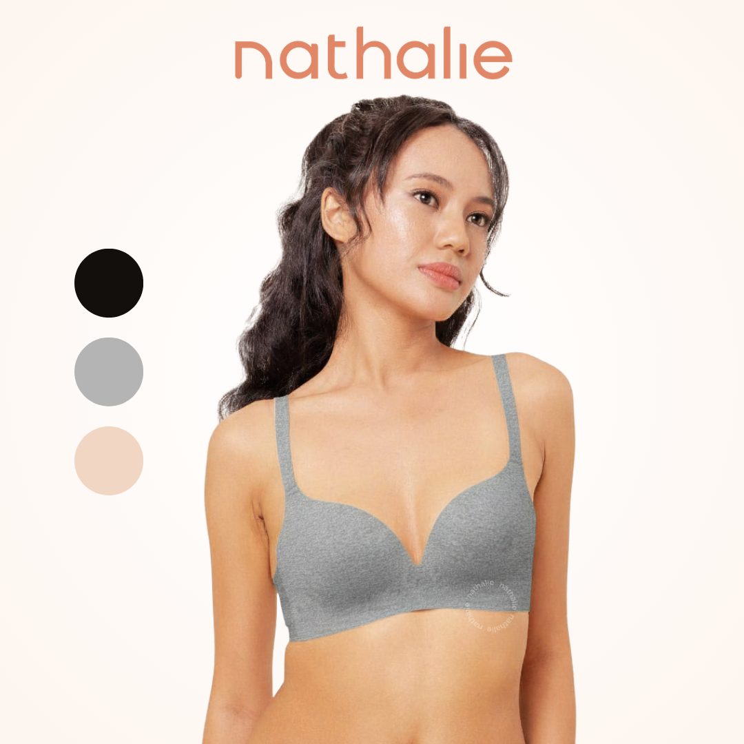 Nathalie Cotton Blend Wireless Light Bra NTB 3567