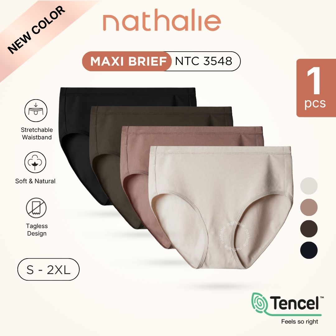 Nathalie Tencel Maxi Brief 1 Pcs NTC 3548