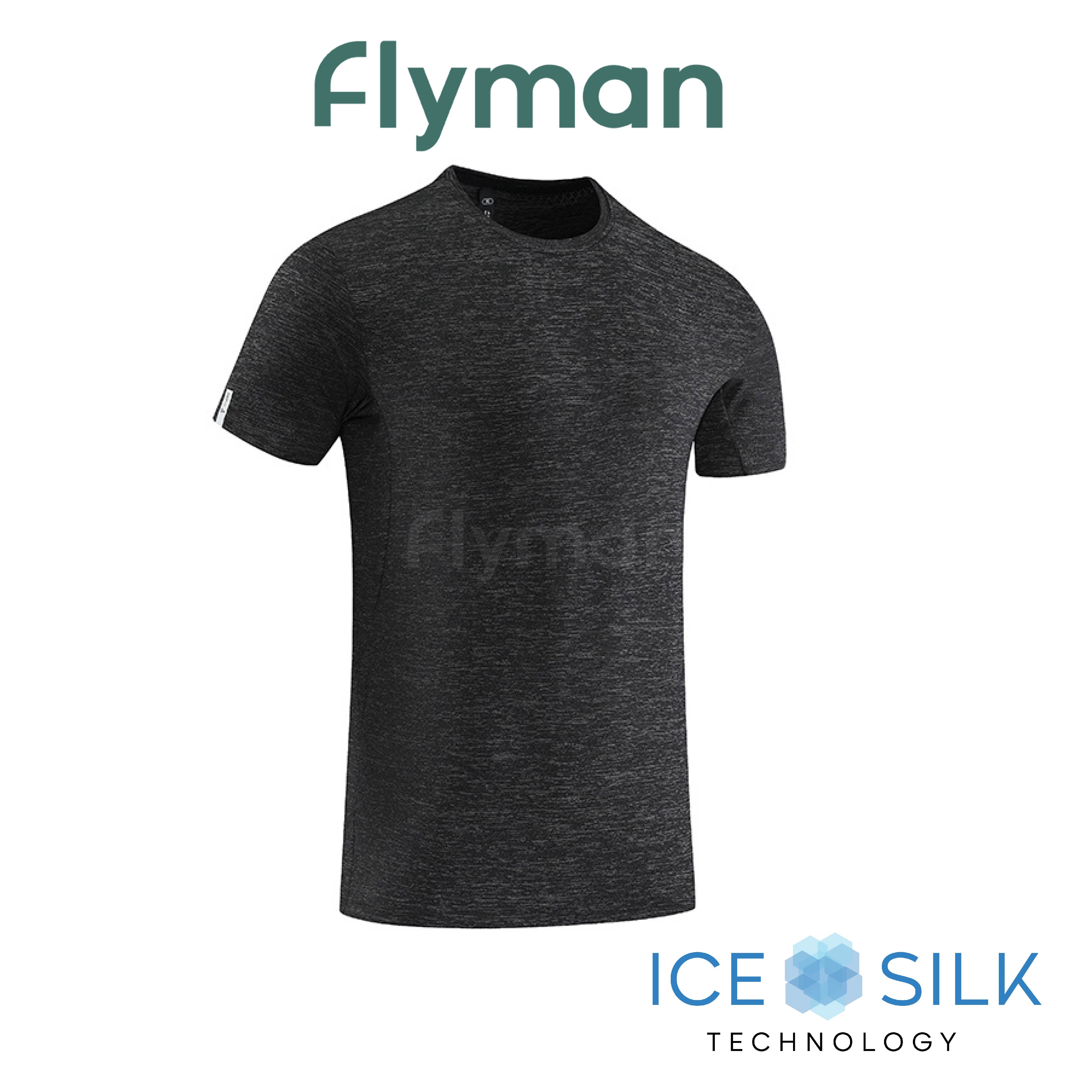 Flyman Kaos Olahraga Pria Kaus Sport Premium Quickdry Jogging T-shirt Cowok 1 Pcs FMA 3484