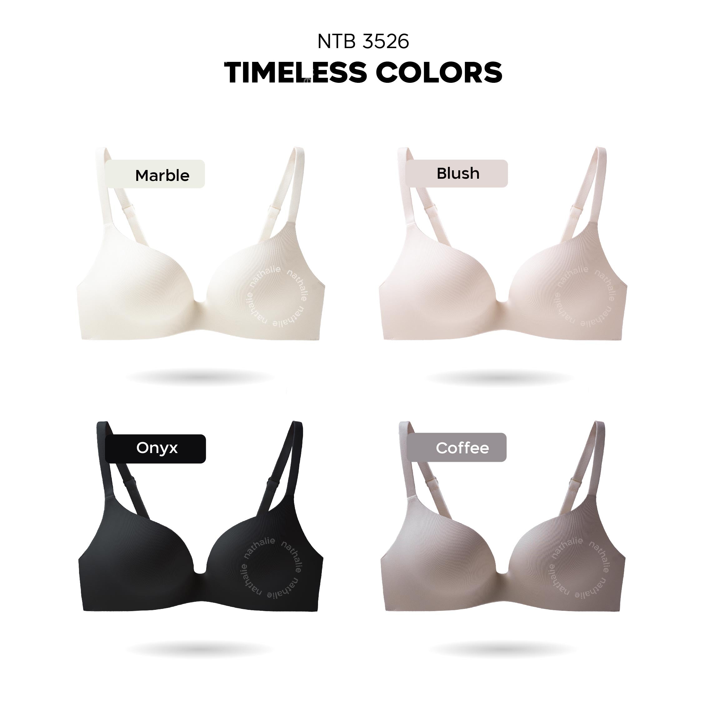 Nathalie 3D Cup Seamless Bra NTB 3526