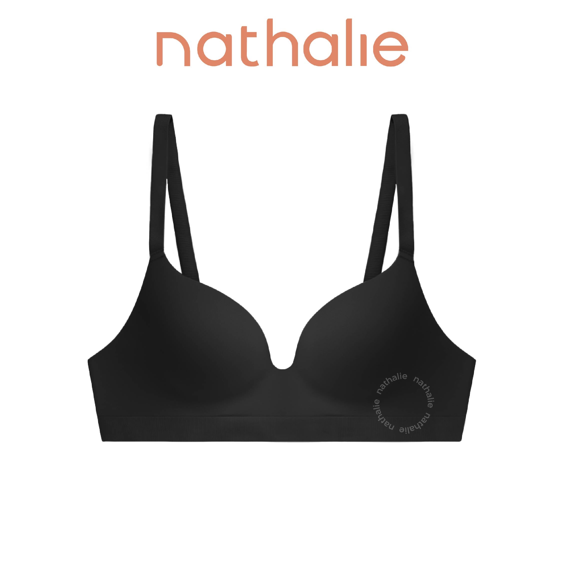 Nathalie Cotton Blend Wireless Light Bra NTB 3567