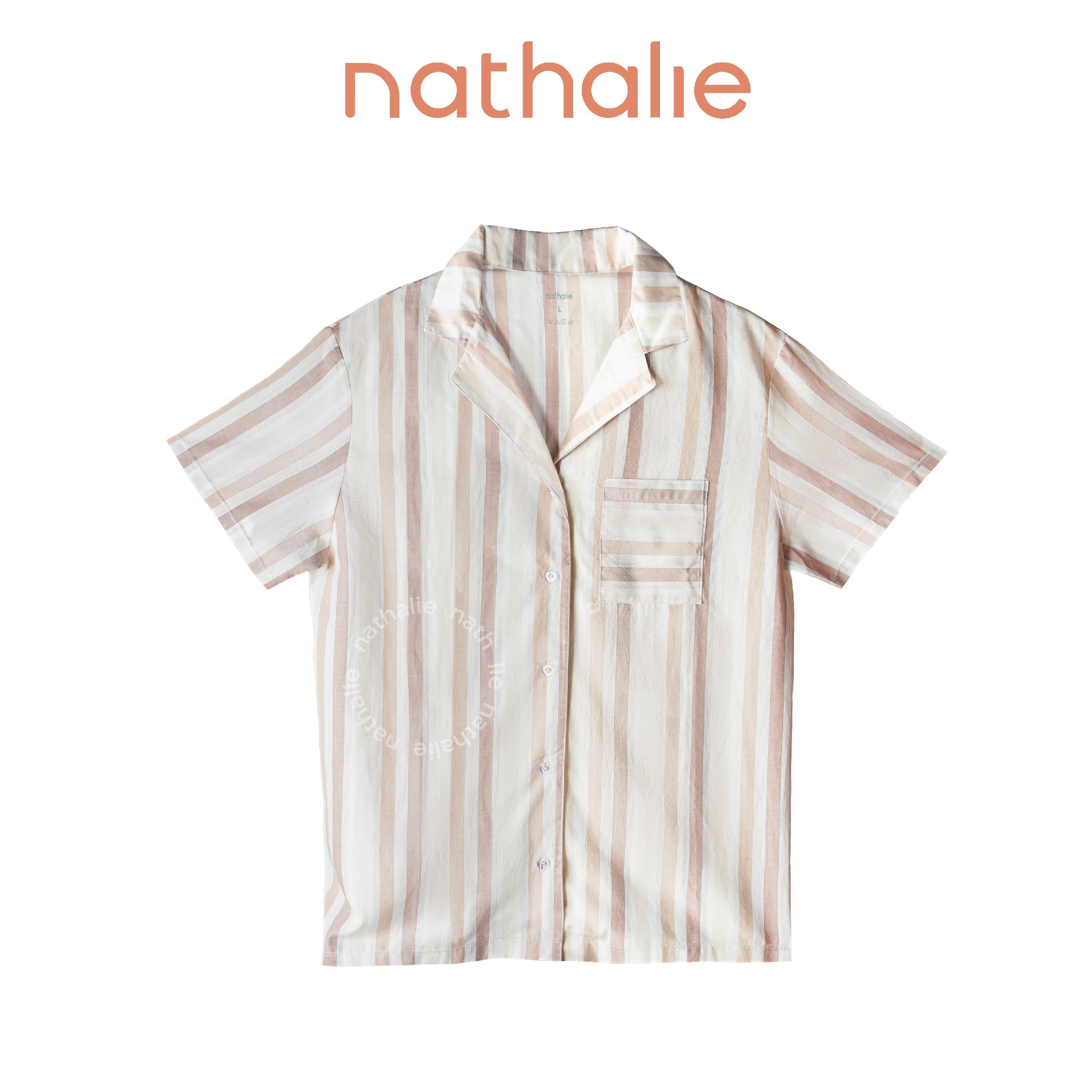 Nathalie Shirt Open Collar NTA 3507