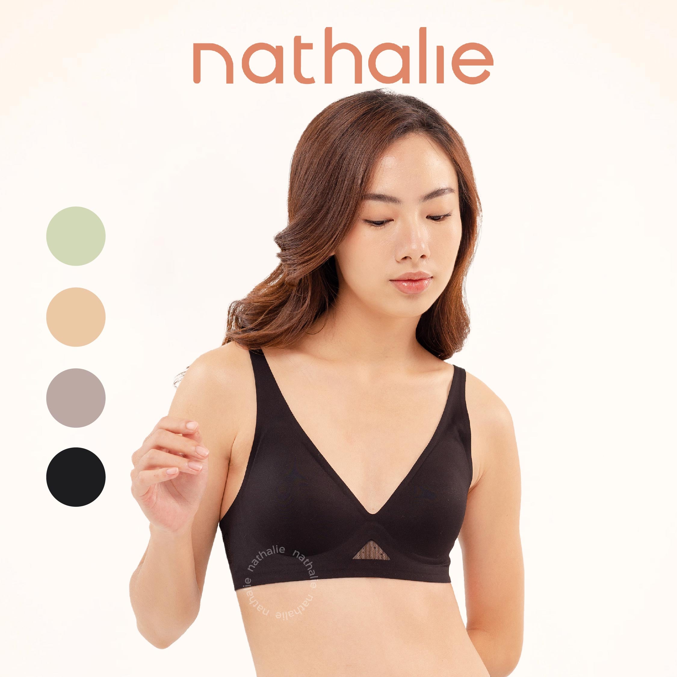 Nathalie V-Neck Breathable Bra NTB 3479