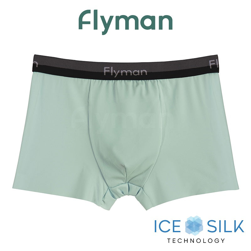 Flyman Celana Dalam Pria Boxer Ice Silk 1 pcs FM 3425